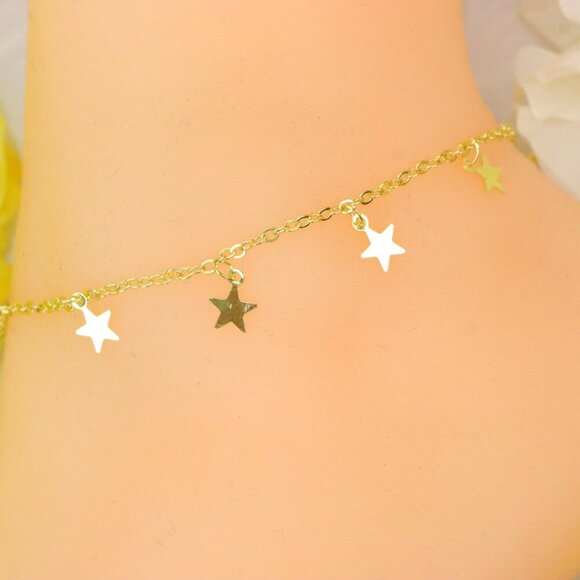 "Minimalist Anklet, Sleek & Modern Design, Women’s Fashion, YC110280-A - Picture 1 of 10